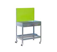 SIMONGARDEN BT2 BOX DE TRAVAIL AVEC ROUES 900x600 VERT/GALVA
