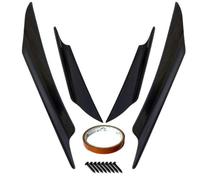 Simoni Racing Simini Racing Set 'Canards' de pare-chocs avant universel - noir - 4 pièces