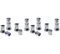 Simoni Racing Bouchons de Valve Chrome - 2 Parties - 4 pièces (Lot de 2)