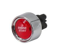 Simoni Racing Bouton démarrer - Chromé avec éclairage Rouge - 12V/50Amp