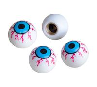 Simoni Racing Bouchons de Valve Shocking Eyes - Bleu/Rouge/Blanc - 4 pièces