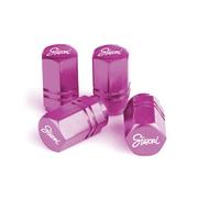 Simoni Racing Bouchons de Valve Hexagonal - Rose - 4 pièces