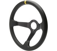Simoni Racing Volant universel Carrera Éco-cuir noir Diamètre 350 mm