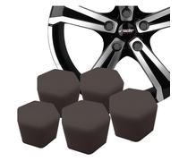Simoni Racing Caches-Écrou de Roue Soft Sil - 17mm - Noir - Set de 20 pièces