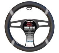 Simoni Racing Couvre-Volant Cross - Eco-Cuir Noir/Gris - 37-39cm