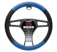 Simoni Racing Couvre-Volant Trophy 1 - Eco-Cuir Noir/Bleu - 37-39cm