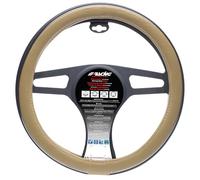 Simoni Racing Couvre-Volant Trophy 6 - 37-39cm | Eco-Cuir Noir/Crème