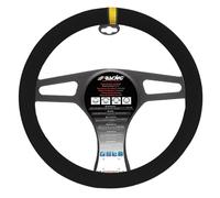Simoni Racing CVT/27 Couvre Volant Universel Carrera Look Red, Noir avec Insert Jaune