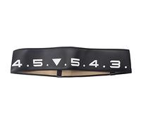 Simoni Racing CVT/67N Housse de Volant Universelle avec Indication Angle de Courbe, en Cuir synthétique Souple Noir, diamètre 37-39 cm