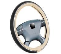 Simoni Racing Couvre-Volant Trophy 6 - Eco-Cuir Noir/Crème - 37-39cm