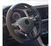 Simoni Racing CVT/an Couvre-Volant Universel en Velours antidérapant Noir pour Volant de diamètre 35-40 cm