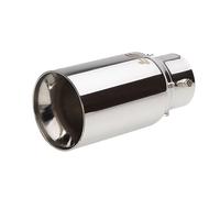 Simoni Racing Embout d'Échappement Rond/Droit Inox - Ø90xL185mm - Montage 34-59mm