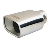 Simoni Racing enjoliveur d'échappement Rectangle/Oblique Inox - 95x70xL165mm - Montage 37-54mm