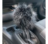 Simoni Racing Housse pour Pommeau de Vitesse Fluffy Fur - Noir