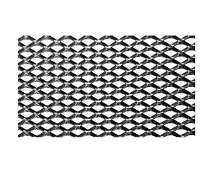 Simoni Racing Grille de Calandre Aluminium Noir - 110x50cm - Maille Moyenne Fine