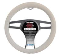 Simoni Racing Housse de volant Protège-volant CVT/500 | Eco-Cuir Crème/Coton