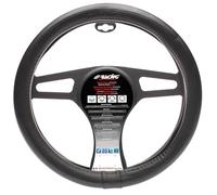 Simoni Racing Couvre-volant Total Black – Éco-cuir noir – 37–39 cm