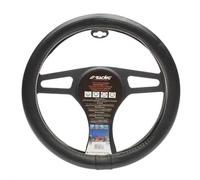 Simoni Racing Couvre-volant Total Black CVT/16S – Eco-cuir noir – 35-37 cm (Petit)