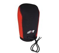 Simoni Racing Housse pour Pommeau de Vitesse Universal - Noir/Rouge + Logo