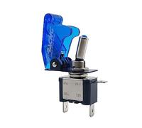 Simoni Racing Interrupteur Baby Go - Bleu transparent + LED Bleu - 12V/20Amp