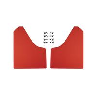 Simoni Racing Kit Bavettes RMFR Flexibles en ABS, Kit de 2 Garde-Boue universels pour Voitures, Pick-ups, SUV, fourgonnettes, camions - Couleur Rouge