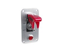 Simoni Racing Panneaux Interrupteur - Aluminium + Interrupteur rouge