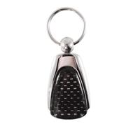 Simoni Racing Porte-clés Carbone avec Insert chromé