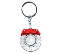 Simoni Racing Porte-clés Disque de frein avec étrier rouge