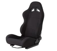 Simoni Racing Siège Baquet Max - Noir - Réglable des Deux Côtés - incl. Glissières