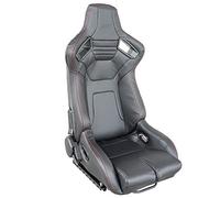 Simoni Racing Siège sport Emerson - Cuir-Eco Noir - Dossier régable à droite - incl. traîneaux