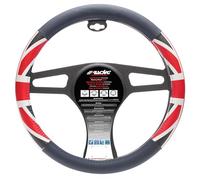 Simoni Racing Spa CVT/53 Couvre Volant Universelle | Eco-Cuir Bleu/Rouge/Blanc