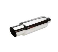 Simoni Racing Spa ESR084 Silencieux d'Échappement Arrondi, Inox, Dia 54 mm, 500 mm