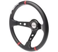 Simoni Racing SR GVL35P Volant Sport, Cuir-Eco Noir, 350 mm Noir G