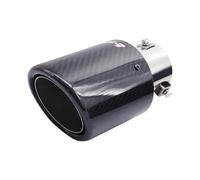 Simoni Racing TRX/120C - Embout d'Échappement Universel, Sortie Simple Inclinée 102 mm, Acier Inoxydable et Carbone