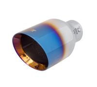 Simoni Racing enjoliveur d'échappement Rond/Oblique Ti-Tip - Ø114xL210mm - Montage ->60mm, grise