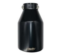 Simoni Racing Embout d'échappement Rond/Oblique Inox Noir Ø115xL210mm Montage 38-63mm