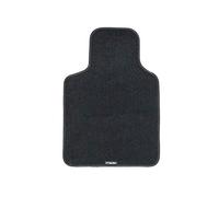 SIMONI RACING TSE Modèle Et Tapis De Voiture Avant Côté Guide, Tapis Simple en Moquette Noire Bord Noir