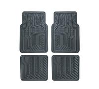 SIMONI RACING TSRG/N2 Lot de 4 Tapis de Voiture universels en Caoutchouc, Black
