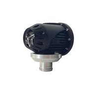 Simoni Racing Valve Blow Off Universelle Type 14 - pour moteurs turbo à essence - Raccord 25mm, Longueur 95mm, Diamètre 75mm - Noir