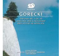 Simonov - Gorecki: Symphony No. 3 OP. 36 Three Pieces in Old Style [Germany] [Import]