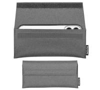 SimonPike New York Étui en feutre pour téléphone portable Samsung Galaxy M52, M51, M31, M31s, M30s, M30 (Taille W) Gris éléphant