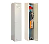 SimonRack Casier Vestiaire Metallique, 1 Porte, Comprend la Clé, 1800x400x500 mm, Gris - Simonlocker