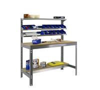 Simonrack Établi BT-1 900 - Kit 1440x900x750 mm - 400 kg - Gris/Bois
