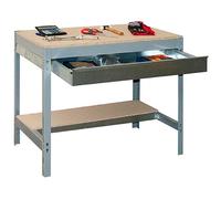 Simonrack Établi d'atelier SIMONWORK BT0 BOX 1200 – Gris, 842×1210×760 mm, Charge 600 kg