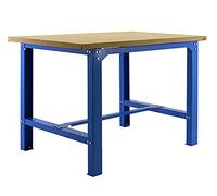 Simonrack - Établi d'atelier BT6 - 600 kg, 865x1200x750 mm, Bleu/Bois MDF