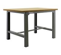 Simonrack – Établi d’atelier BT6 – Capacité 600 kg, 865×1200×750 mm, Gris/Bois MDF