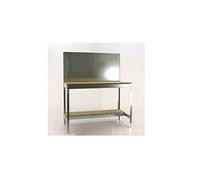Simonrack – Établi galvanisé SIMONWORK BT2 1500 – 1445×1510×610 mm, 600 kg, panneau perforé, bois