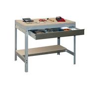 SimonRack - Etabli gris 842x1510x760 mm Charge 600 Kg - SIMONWORK BT0 BOX 1500 SIMONRACK Gris G