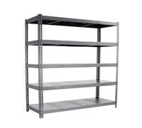 Simonrack - Étagère métallique 5 niveaux - 2000 x 2400 x 600 mm - KIT SIMONFORTE - Gris - Galvanisé