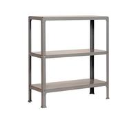 SimonRack Étagère métallique de rangement, sans vis, 3 étagères, haute capacité, charge 150 kg, 900 x 800 x 300 mm, étagère de salon, salle de bain, cuisine, gris - SimonHomeClick Metal